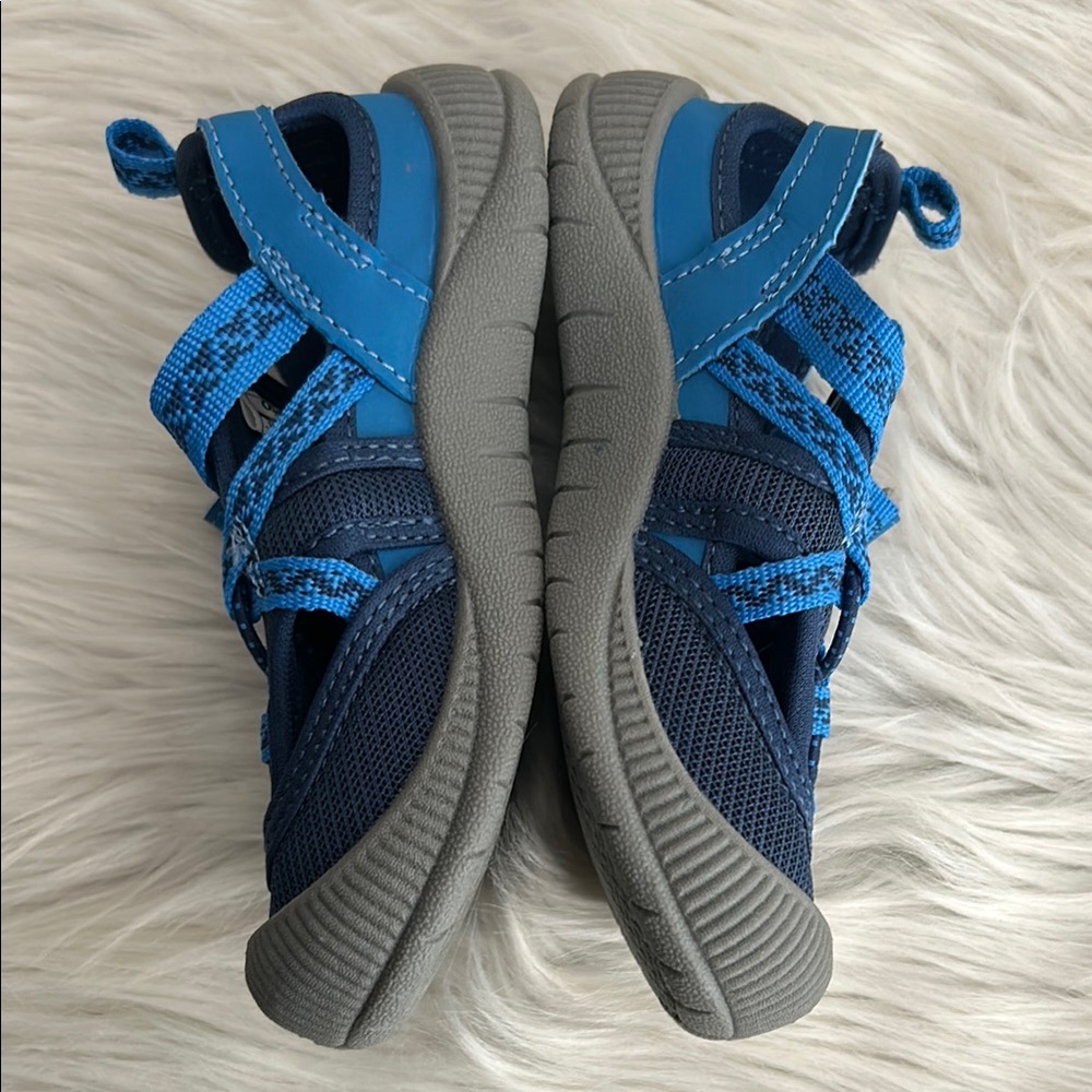 2 for $20 OshKosh B'Gosh Myla Boys Sneaker Sandal Bump toe Toddler Boys Size 10M - Picture 7 of 16